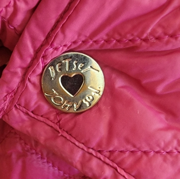 Betsey Johnson Pink Quilted Jacket 💓 - Picture 8 of 10